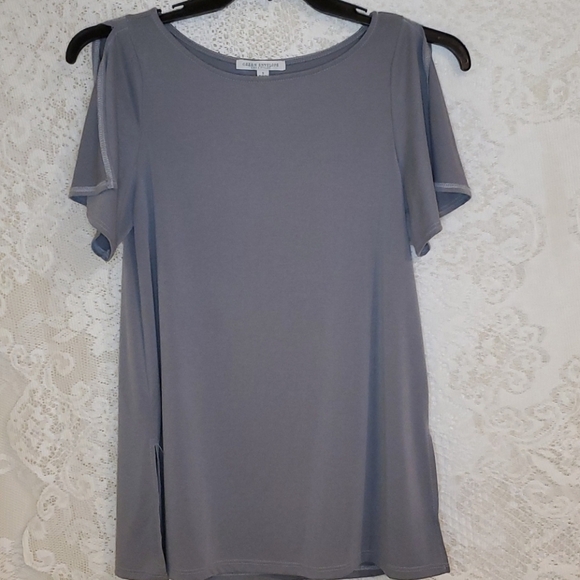 Green Envelope Los Angeles Grey top - Picture 5 of 16